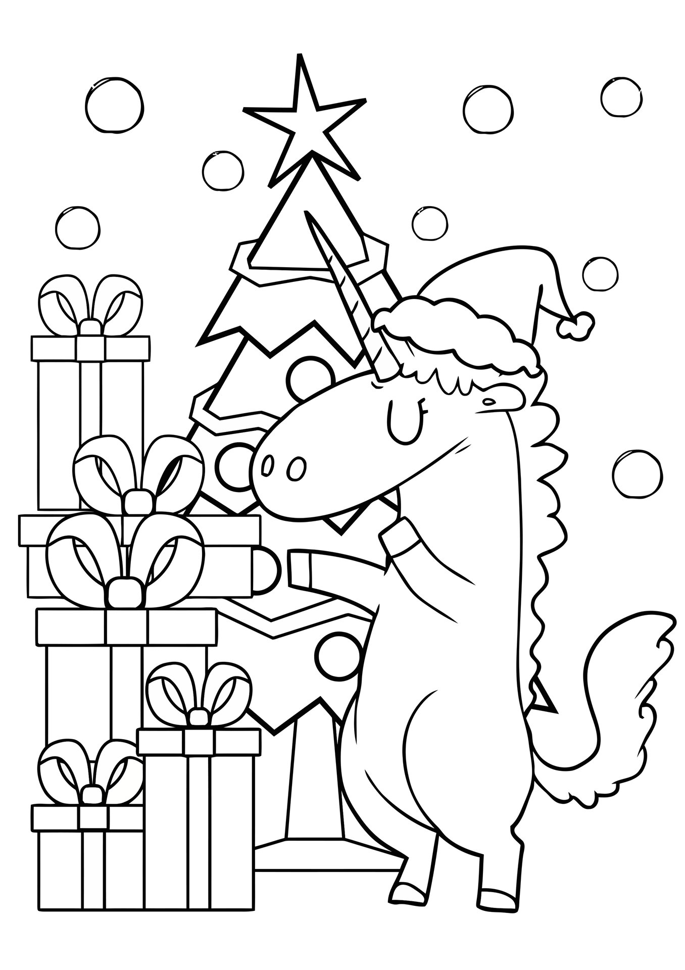 coloring pages christmas - coloring sheet