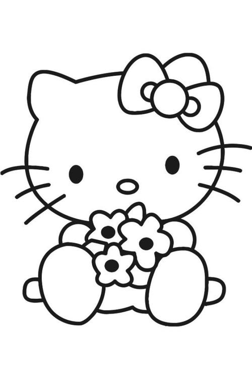 halloween hello kitty coloring pages - free coloring pages for kids