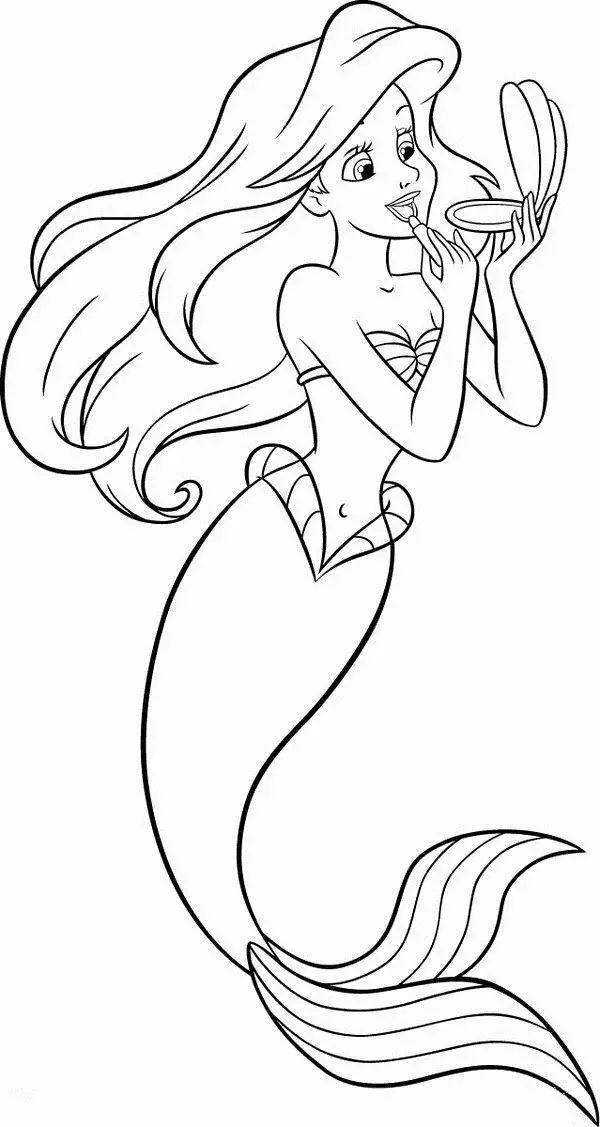 little mermaid color pages - coloring pages for kids