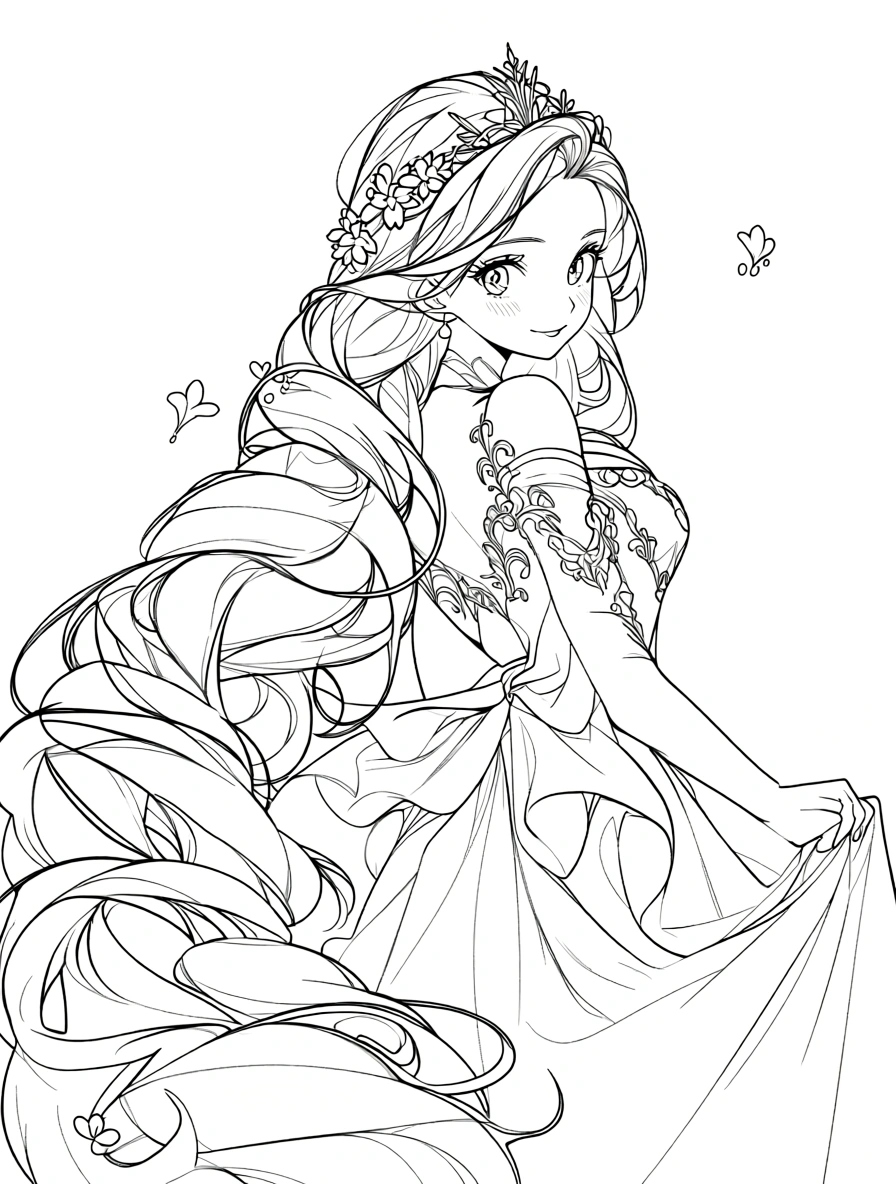 princess coloring pages - coloring pages for kids