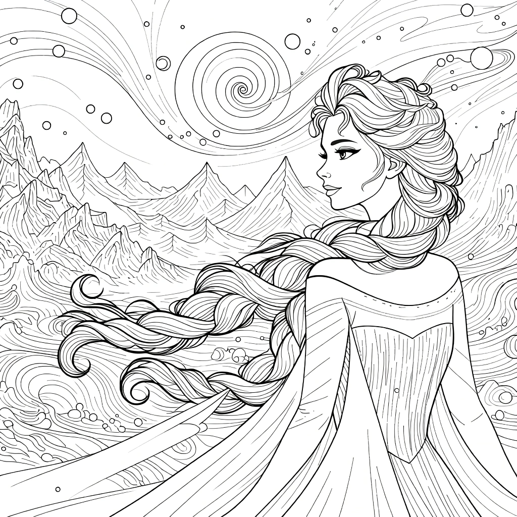 elsa coloring pages - free coloring pages for kids
