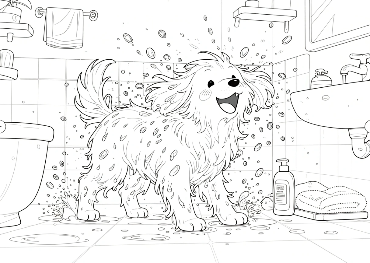 dog man coloring pages - free printable coloring pages