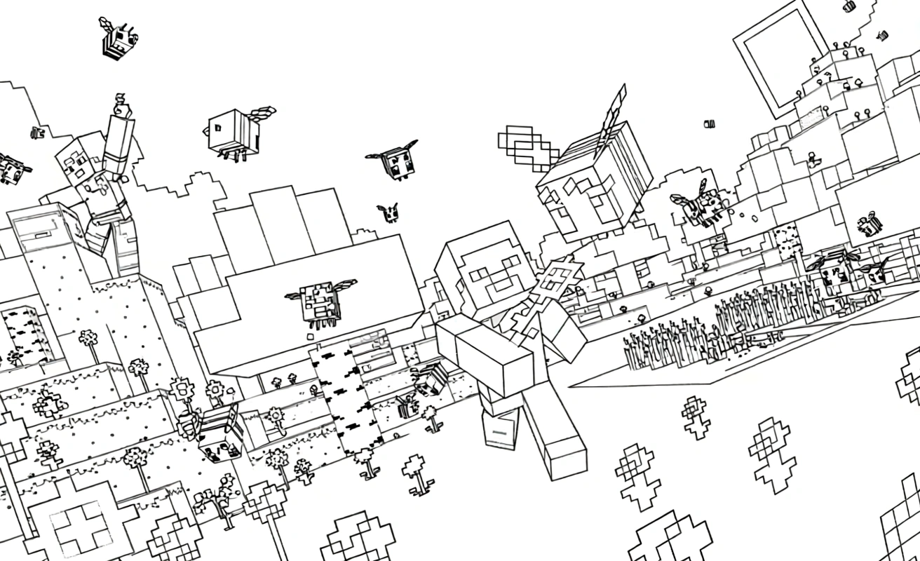 minecraft printable coloring pages - coloring pages printable