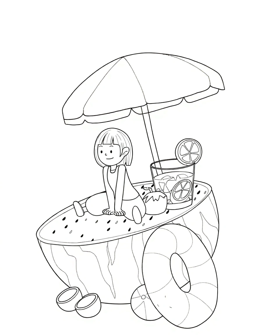 summer free coloring pages - coloring books