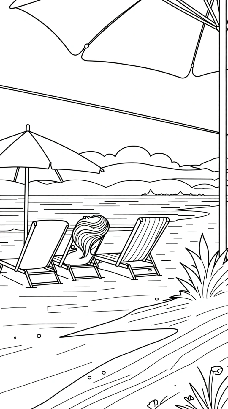 spring coloring page - adult coloring books