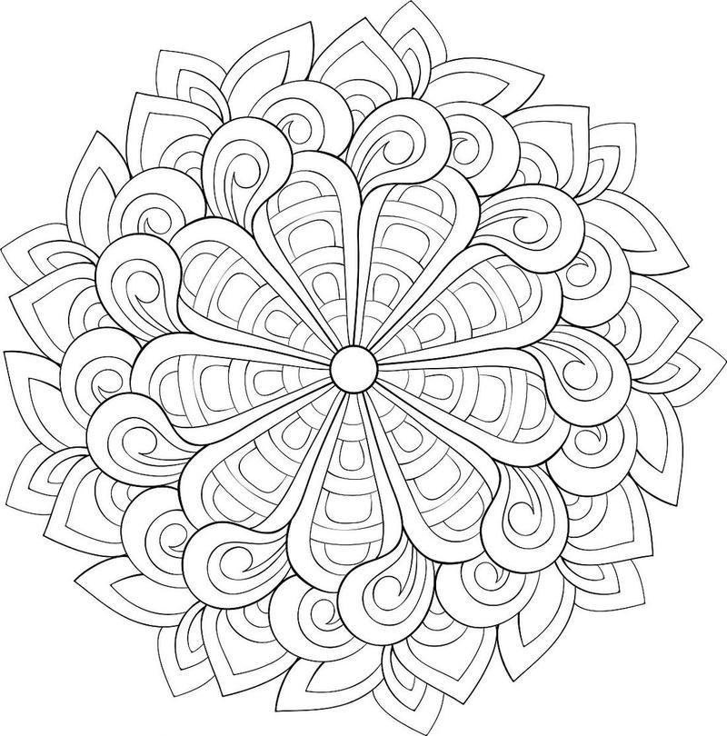 coloring pages mandala - free coloring pages for kids