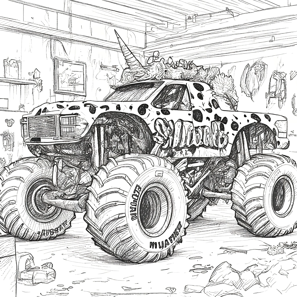 monster jam coloring pages - coloring pages free