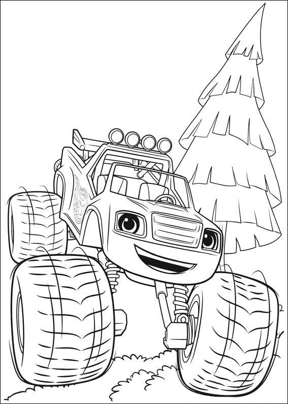 monster truck coloring pages - coloring sheets