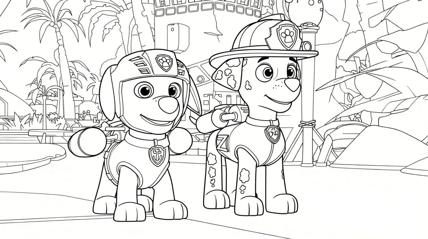 paw patrol coloring pages - coloring pages for kids