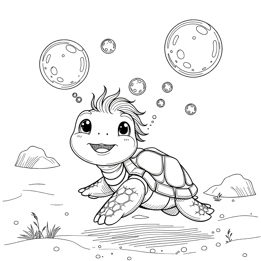turtle coloring page - coloring pages for adults