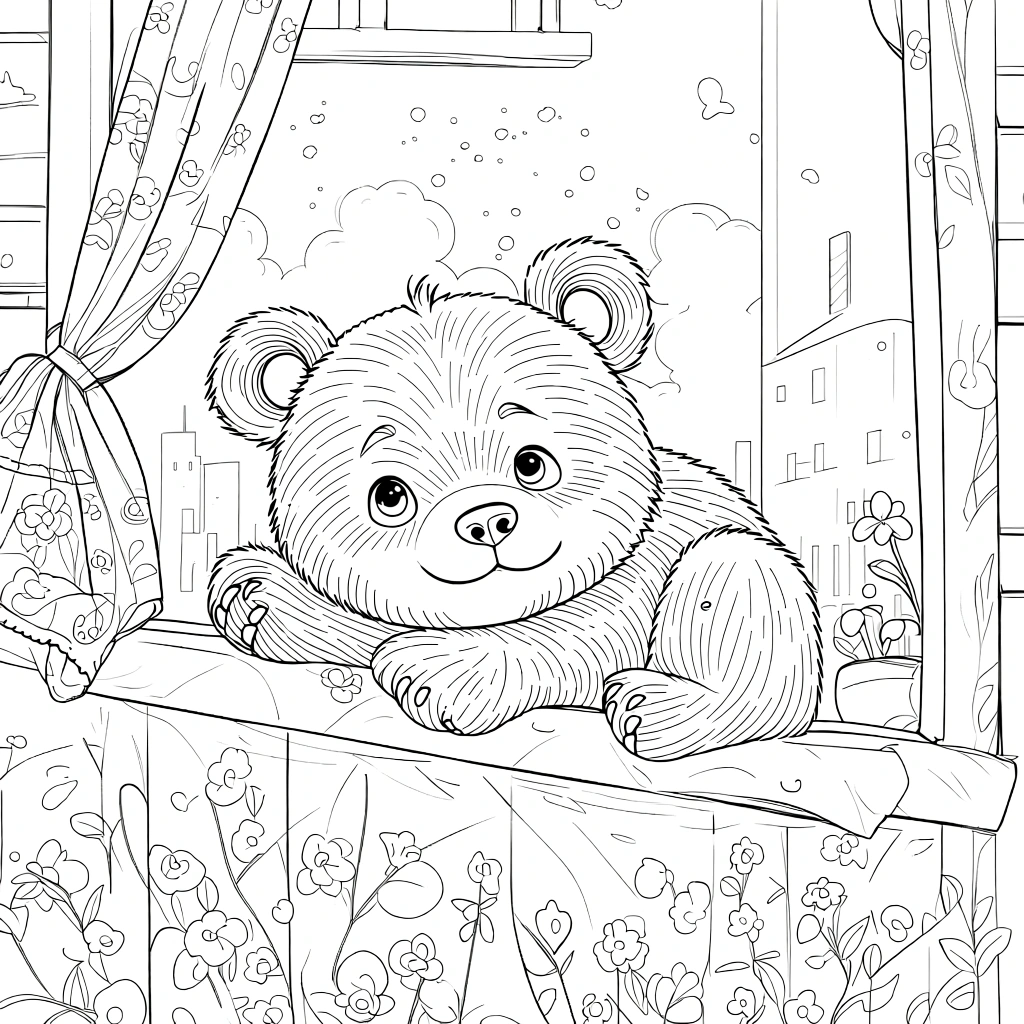 panda bear coloring pages - coloring books