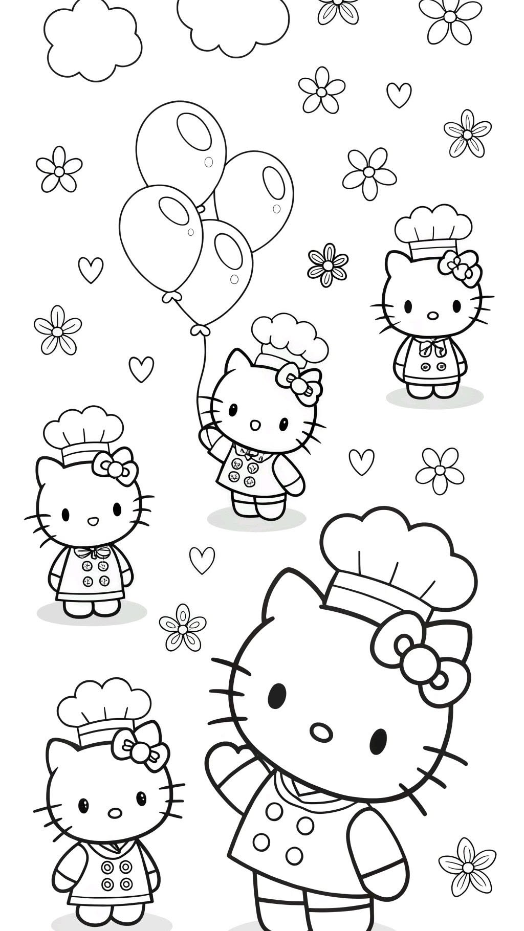 coloring pages printable hello kitty - coloring page for kids