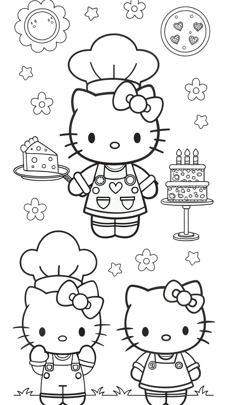 hello kitty printable coloring pages - printable coloring pages for kids