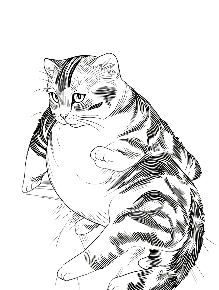 coloring pages cat - printable coloring pages