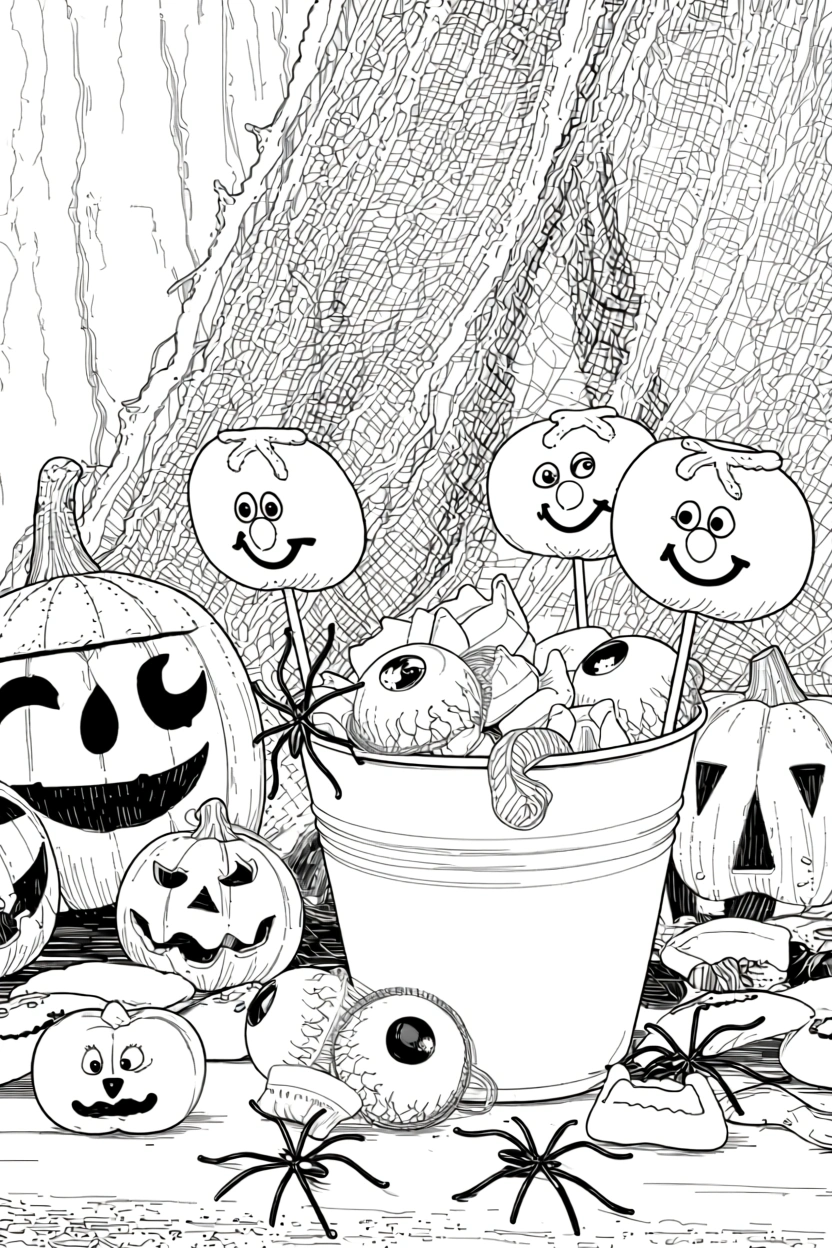 cute halloween coloring pages - coloring pages free