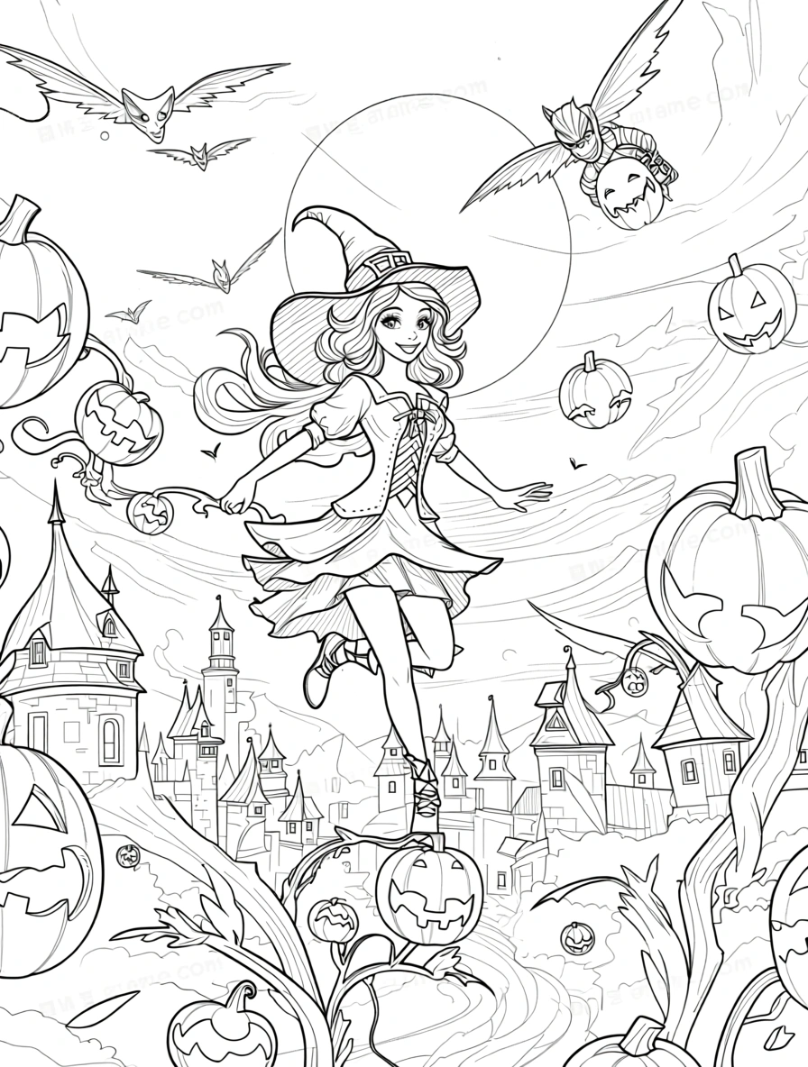 free halloween coloring pages - coloring pages
