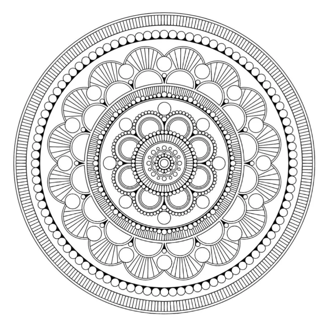 mandalas coloring pages - coloring books