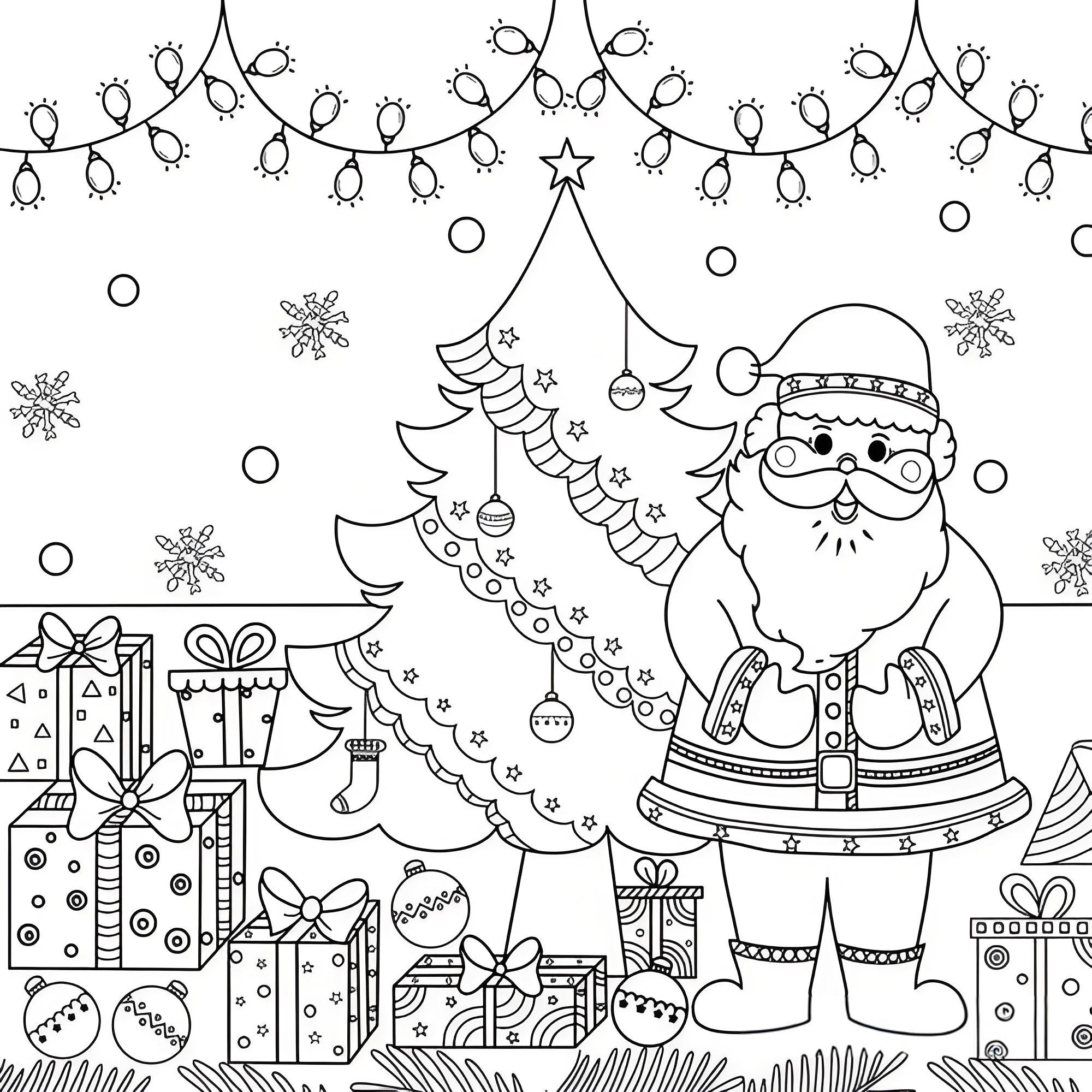 cute christmas coloring pages - free coloring pages for kids