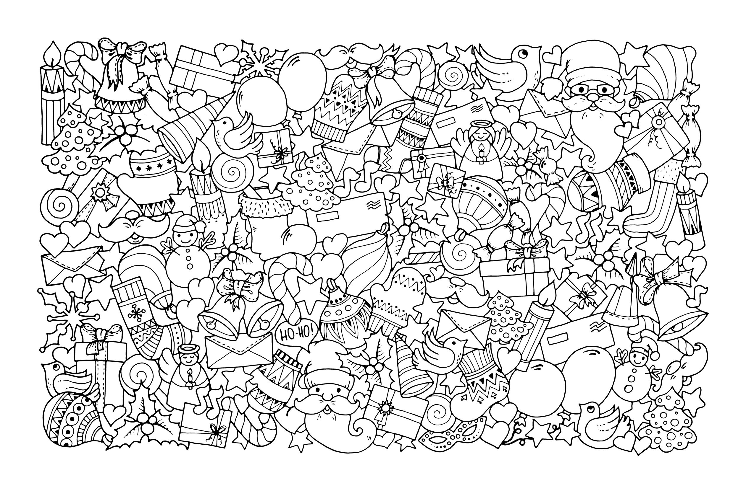 free christmas coloring pages - coloring page
