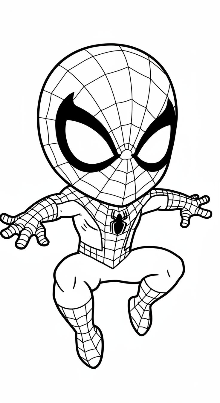 spiderman color page - coloring sheets
