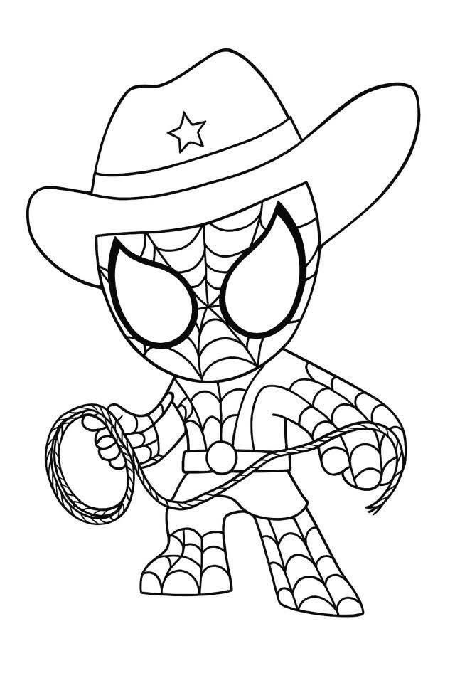 spiderman color pages - coloring pages printable