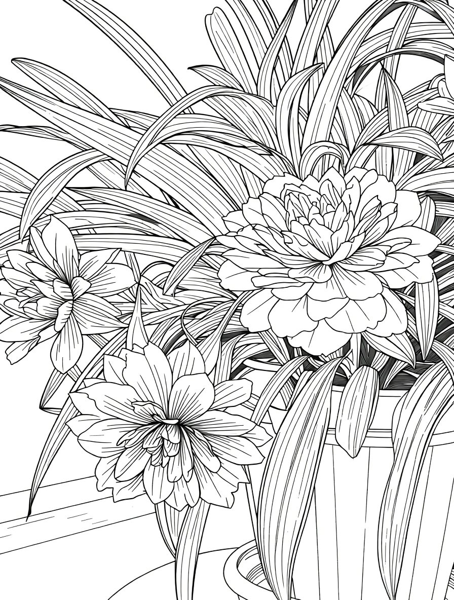 flower coloring pages - free coloring pages