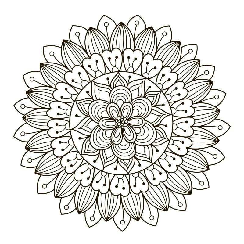 coloring pages mandala - free printable coloring pages