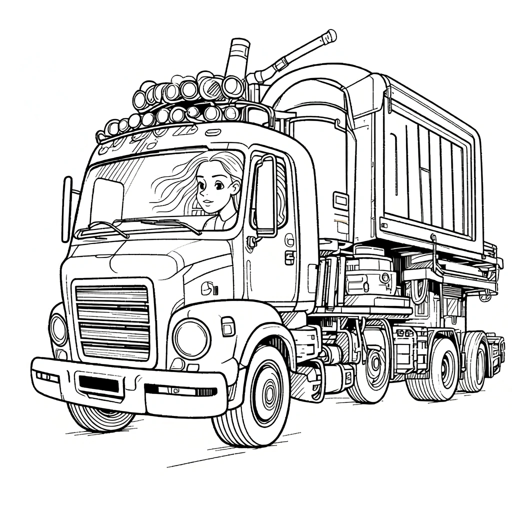 monster truck coloring page - coloring books