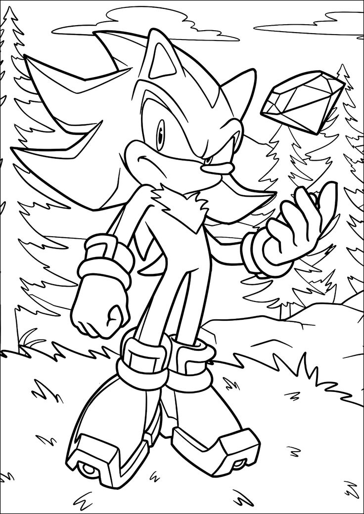 coloring page sonic - coloring pages